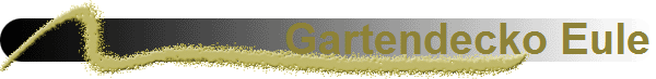 Gartendecko Eule