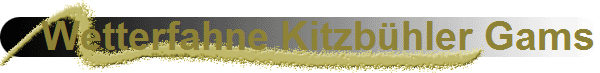 Wetterfahne Kitzbhler Gams